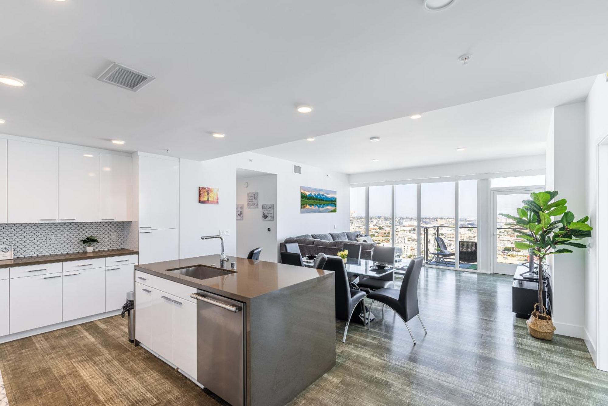 Top Floor High Rise 3 Bed Dtla Skyscraper Penthouse Los Ángeles Exterior foto