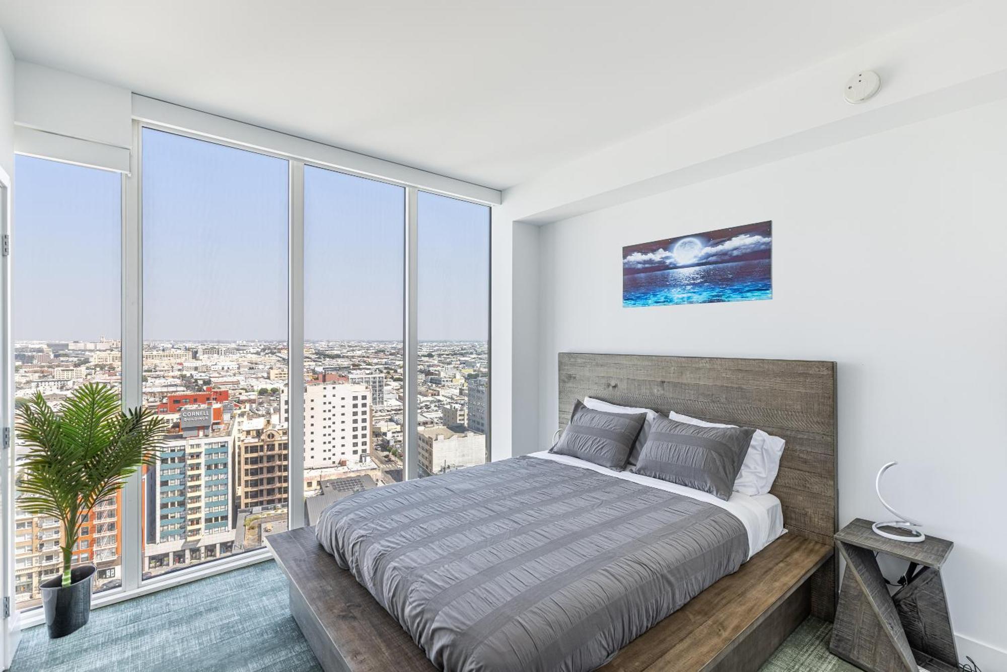Top Floor High Rise 3 Bed Dtla Skyscraper Penthouse Los Ángeles Exterior foto